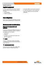 Preview for 14 page of Still ECU-14 Original Instructions Manual