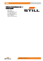 Preview for 3 page of Still EXD 20 Original Instructions Manual