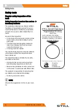 Preview for 30 page of Still EXD 20 Original Instructions Manual