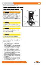 Preview for 70 page of Still EXV 10 Original Instructions Manual