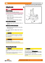 Preview for 99 page of Still EXV-CB 06 Original Instructions Manual