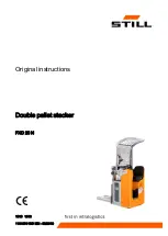 Still FXD 20 N Original Instructions Manual preview