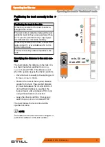 Предварительный просмотр 85 страницы Still OPX 20 Supplement To The Standard Operating Instructions