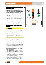 Предварительный просмотр 93 страницы Still OPX 20 Supplement To The Standard Operating Instructions