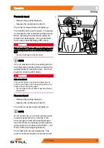 Preview for 99 page of Still R70-40T Operating Instructions Manual