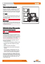 Preview for 106 page of Still R70-40T Operating Instructions Manual