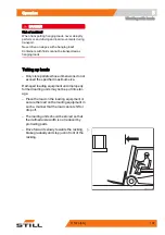 Preview for 117 page of Still R70-40T Operating Instructions Manual