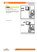 Preview for 119 page of Still R70-40T Operating Instructions Manual