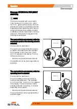 Preview for 155 page of Still R70-40T Operating Instructions Manual