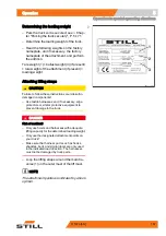 Preview for 167 page of Still R70-40T Operating Instructions Manual