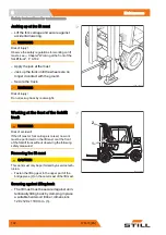 Preview for 202 page of Still R70-40T Operating Instructions Manual