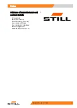 Preview for 3 page of Still RX50-10 Original Instructions Manual