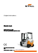 Still RX60 25-35 Original Instructions Manual preview