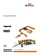 Still Tugger train Autarkic E Frame Original Instructions Manual preview