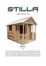 Предварительный просмотр 1 страницы STILLA Hideout S2011 Assembly Instructions Manual