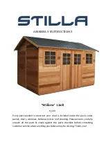 STILLA Willow 12x8 Assembly Instructions Manual preview