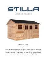 STILLA Willow S3061 Assembly Instructions Manual предпросмотр