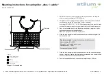 Предварительный просмотр 2 страницы stilum altus 1 saddle Mounting Instructions