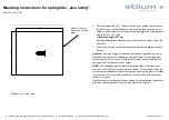 Предварительный просмотр 3 страницы stilum Alva swing Mounting Instructions