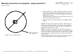 Предварительный просмотр 3 страницы stilum caligo pluma 2014 Mounting Instructions