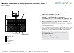 Предварительный просмотр 2 страницы stilum circulus 1 flower Mounting Instruction