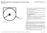 Предварительный просмотр 3 страницы stilum circulus 1 flower Mounting Instruction