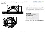 Предварительный просмотр 2 страницы stilum collis 190 Mounting Instructions