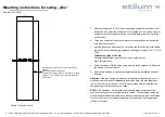 Предварительный просмотр 3 страницы stilum divo Mounting Instructions