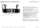 Предварительный просмотр 2 страницы stilum fera Mounting Instructions