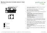 Предварительный просмотр 2 страницы stilum Ferdy Mounting Instructions