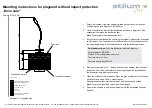 Предварительный просмотр 2 страницы stilum Flova cala Mounting Instructions