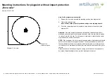 Предварительный просмотр 3 страницы stilum Flova cala Mounting Instructions