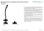 Предварительный просмотр 4 страницы stilum Flova cala Mounting Instructions