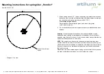 Предварительный просмотр 3 страницы stilum frondis1 Mounting Instructions