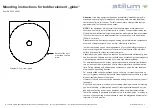 Preview for 3 page of stilum globe Mounting Instructions