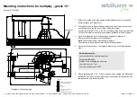 Preview for 2 page of stilum gravis 1C Mounting Instructions