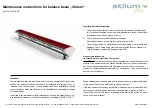 stilum librium Maintenance Instructions предпросмотр