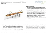 stilum melis Robinia Maintenance Instruction предпросмотр