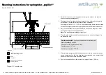 Предварительный просмотр 2 страницы stilum papilio1 Mounting Instructions