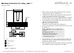 Preview for 2 page of stilum Patis 1 Mounting Instructions