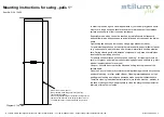 Preview for 4 page of stilum Patis 1 Mounting Instructions