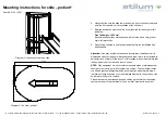 Предварительный просмотр 3 страницы stilum podium Mounting Instructions