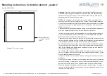 Preview for 3 page of stilum quadro Mounting Instructions