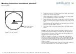 Предварительный просмотр 3 страницы stilum rotundo5 Mounting Instructions