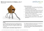 Preview for 1 page of stilum silva 1 Maintenance Instructions