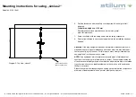 Предварительный просмотр 3 страницы stilum simius2 Mounting Instructions