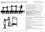 Предварительный просмотр 2 страницы stilum supra 4 Robinia Mounting Instructions