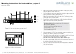 Предварительный просмотр 2 страницы stilum Supra 4 Mounting Instructions