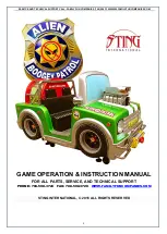 Предварительный просмотр 1 страницы Sting ALIEN BOOGEY PATROL Operation & Instruction Manual