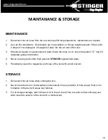 Preview for 13 page of Stinger CS58 Owner'S Manual